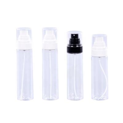 China Wholesale Cosmetic Clear Pet Spary Spray Bottle 50ml 80ml 100ml 120ml Plastic Spray Bottle for sale