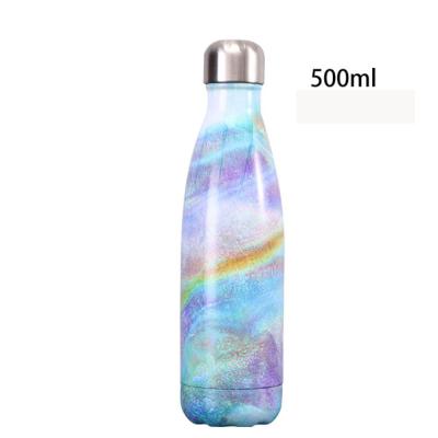 China Eco Friendly Stainless Steel Sustainable Bottle Glitter Bow Custom Rain Water Bottle for sale