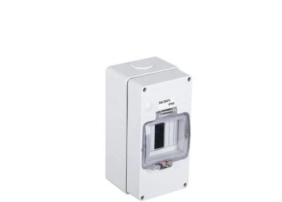 China IP66 Enclosure Waterproof Plastic Distribution Box 4 Ways Switch MCB Box for sale