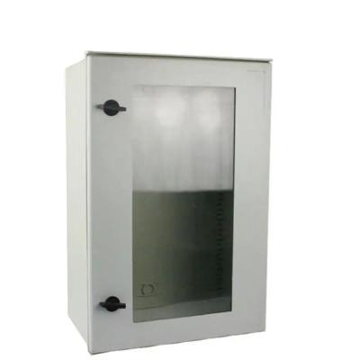 China IK08 Wall Mounted SMC Fiberglass Enclosure Box With Transparent Lid for sale