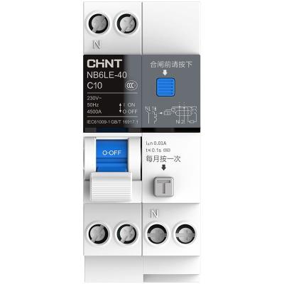 China NB6LE-40 Earth Leakage Circuit Breaker , Elcb Circuit Breaker 10~40A 1P+N AC230/400V for sale