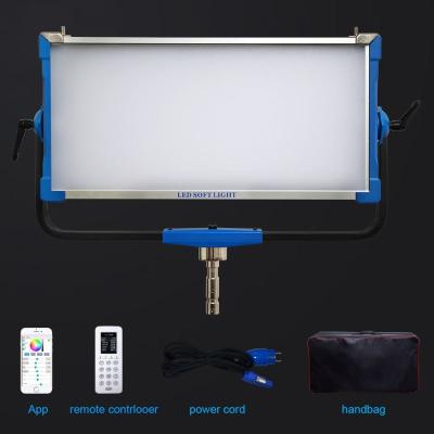 Cina Luce del materiale di riempimento dello studio del LED 300W RGBW, telefilm portatile della luce di fotografia del pannello molle in vendita