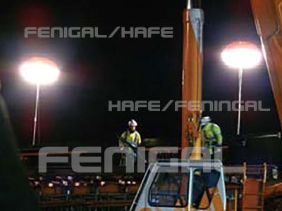 Cina Treppiede che accende pallone LED400w per illuminazione di sicurezza al cantiere in vendita