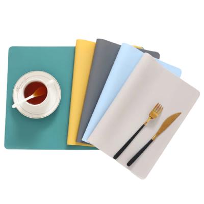 China Viable Baby Table Mat Children Tableware Pad Kids Silicone Infant Feeding Silicone Baby Dining Place Mats for sale