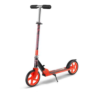 China Big Wheels Urban Scooter 2 Wheels Kick Scooter 200mm Big Wheels Aluminum Alloy Adult Scooter for sale