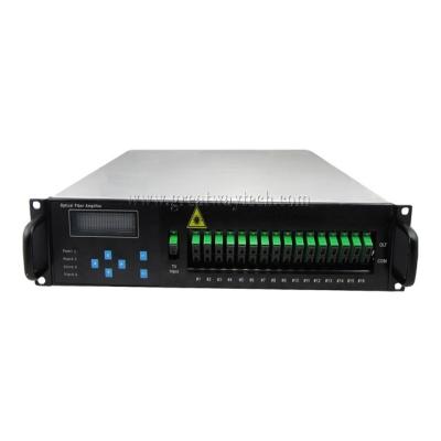 China High Quality FTTH FTTB FTTX Network High Power 1550nm EYDFA Fiber Optic Amplifier 4/8/1632/64 Port 35dBm FTTH/FTTP CATV 1550nm Optic Fiber Amplifier for sale