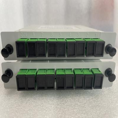 China High Reliability and Stability 1x64 Cassette PLC Splitter Module Lightwave Circuit Splitter Planar Fiber Optic PLC Splitter LGX for sale