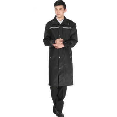 China 100% Tianwang Waterproof High Quality Long Rain Coat For Work Uniforms In The Rainy Day for sale