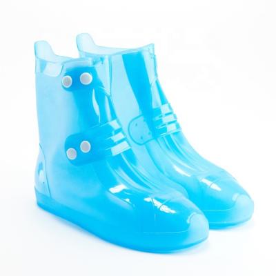 China Recyclable High Quality Colorful Fashion Rain Shoe Covers PVC Shoe Cover for sale