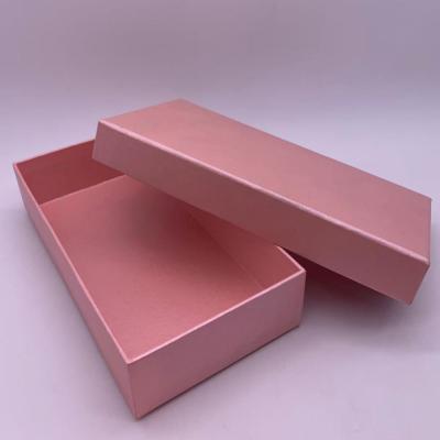 China Recyclable Gift Box Packaging Custom Logo Printed Luxury Colorful Luxury Pink Paper Gift Box Small for sale