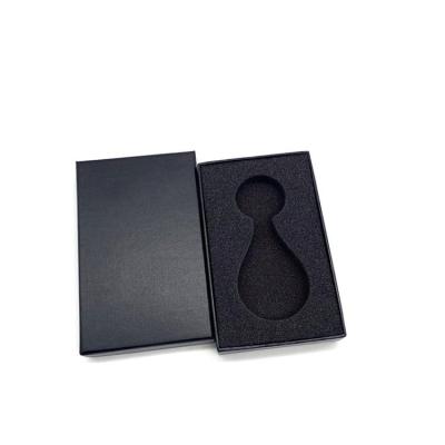 China Recyclable Custom Recyclable Black Cardboard Paper Gift Box Packaging For Car Wrapping Key for sale