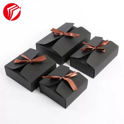 China Recyclable Handmade Paper Packaging Box Cardboard Candy Box Personalized Paper Gift Box Packing For Wedding for sale