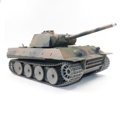 China Hot Selling 2.4Ghz Rc Hobby RC 1/16 Panther RC Battle Tank German Tik Tok Battle R/C Henglong 3819-1Pro RC Tank for sale