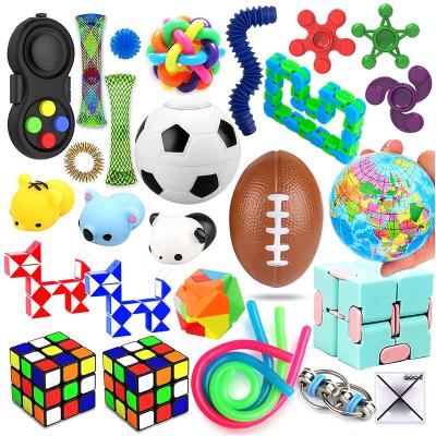 China 2021 Hot Selling Amazon New Arrival Funny Educational Toy Anti-stress Toys Squeeze Stress Toys Stir Toys Set Sensory Strain for sale