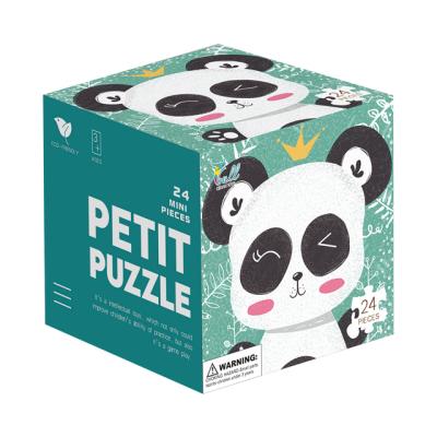 China Cartoon Toy Amazon Hot Selling Paper Puzzle 8305 For Baby 24 Pieces Jigsaw Jigsaw Puzzles Custom Animal Kids Game for sale