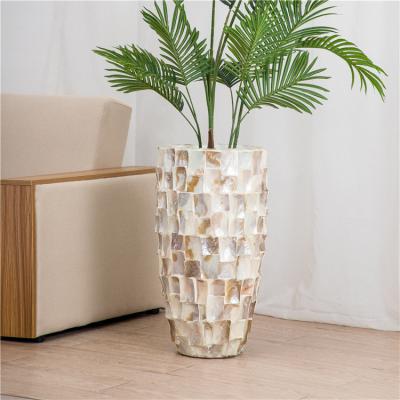 China Wholesale Subordinate Suppliers Large Indoor Outdoor Tall Vase Pot Novelty Garden Decorative Flower Pots For Sale for sale