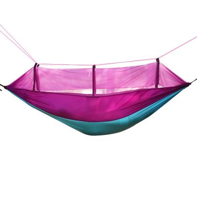 China Durable LOW MOQ Fast Delivery Manufacturer Custom Double And Lightweight Single Travel Camping Hammock Outdoors for sale