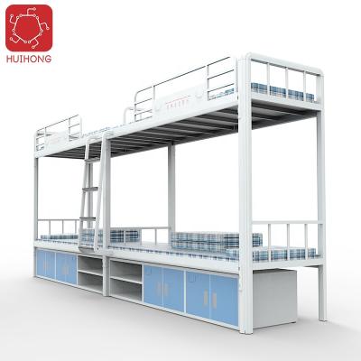 China New Design Modern Dormitory Furniture Four Group Style Metal Steel Frame Beds Wholesale Price Modern School Furniture for sale