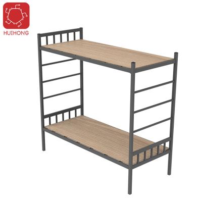 China Strong Wearability Huihong OEM Dorm Beds 2120*900*2000 letto marital lit bunk double platform metal beds for sale