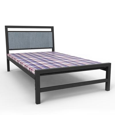 China Modern Design Simple Modern Cheap Student Bed Furniture Metal School Bed Frame for sale