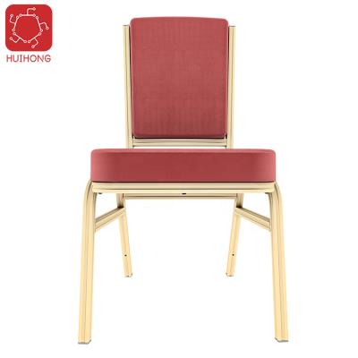 China Huihong ODM cadeira 420*601*950mm modern living room furniture chaise lounges design red banquet chairs dining chair modern for sale