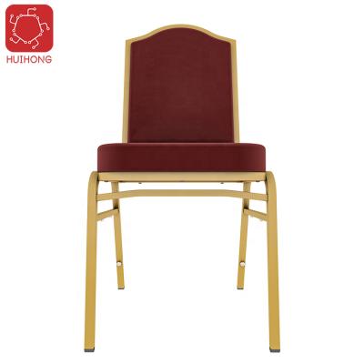 China Huihong ODM modern church chairs W430 D528 H919mm red cadeira china garden hotel chairs sedia sillas de comedor for sale