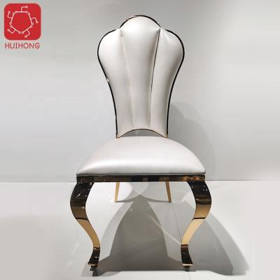 China Elegent Huihong ODM chair sillas de comedor sandalye sillas Para Iglesias adorned dining chairs for sale