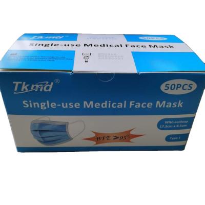 China Type1tkmd Personal Care Face Mask Disposable Medical Face Mask for sale