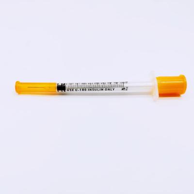 China PP Syringes 1ml Syringe U-100 30G  EO sterilization  Class III for sale