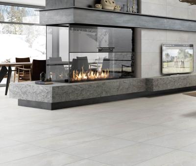 China Light Beige 24x24 Porcelain Tile / Stone Look Porcelain Tile 800x800mm for sale