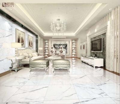 China Matt Finish Carrara Ceramic Wall Tiles 300 X 1200 Mm Size 3D Inkjet Printing for sale