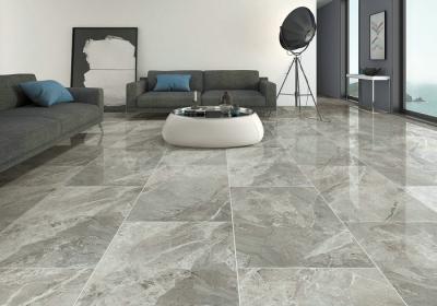 China Italy Marble Matt Porcelain Floor Tiles / Rustic Porcelain Outdoor Tiles for sale