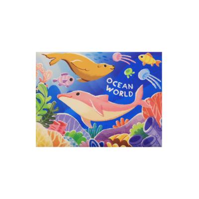 China World Direct Cartoon Bottom Water Whale Fridge Magnet Wooden+Whale Factory Supply Wooden Fridge Magnet for sale