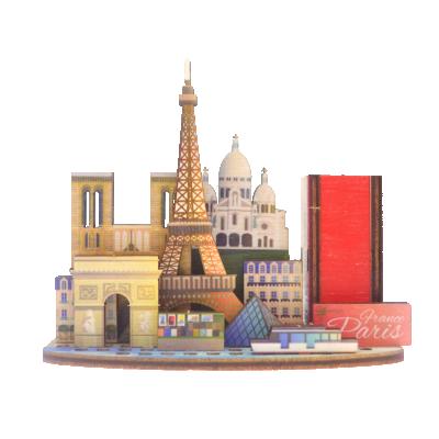 China High Quality Decoration France Paris People's Assembly Pen Holder Decoration Home Decor City Souvenirs for sale