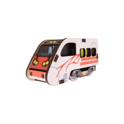 China - Wooden Puyuma Express Railroad Tilting Trains Assembled Model for sale