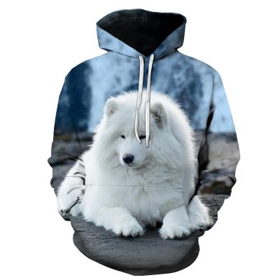 China Digital Printing Mens Wolf 3D Fox Hoodie Size Sweater Support More Trend To Customize for sale