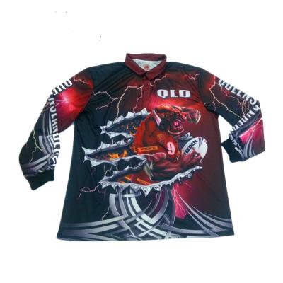 China Custom Sublimated Tournament Antibacterial Fishing Shirts for sale