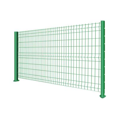 China Easily Assembled PVC Vinyl Coated Welded Wire Mesh Fence 3d Home Use Garden Fence for sale