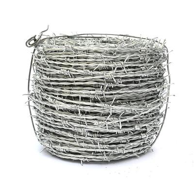 China Large Protective Factory Direct Sale Hot-Dipped Galvanized Safe Barbed Wire Fence Barbed Wire for sale