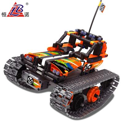 China 392 PCS 2.4GHZ High Speed ​​Technic RC Stunt Car Building Block Toys 392 PCS Building Block Toy Stunt Car For Kids RC Stunt Car With 2.4GHZ for sale