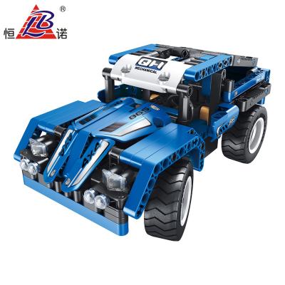 China 2 in 1 Pickup Truck Toy With 4CH 353 PCS Technic RC Pickup Truck Building Block Toys Building Blocks RC Toy Pickup Truck For Kids for sale