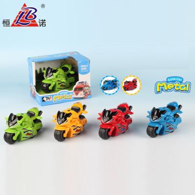 China 4 Colors Friction Car Toys Diecast Motorcycle Models Model For Children 1/24 Mini Motorcycle Diecast For Children Cheap Toys Motorbike Model for sale