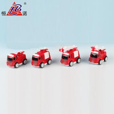 China 2 Styles Friction Fire Truck Model Toy Diecast Fire Truck For Kids Children Alloy Metal Toy Metal Friction Motor Diecast Model Toys For Sale Fire for sale