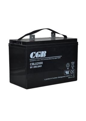 China High Performance 6V 200AH Deep Cycle Lead Acid Battery Rechargeable for sale