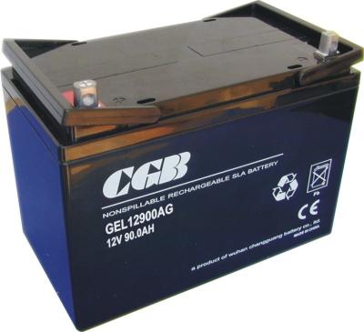 China 12V 90Ah Sealed Deep Cycle Marine Battery , Vrla Deep Cycle Battery for sale