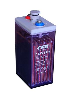 China 6 OPzS 300 Tubular Plate Lead Acid Gel Cell Batteries High Efficiency for sale