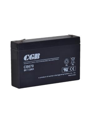 China batería recargable de 6V 7Ah para las baterías de la luz de emergencia 6Volt en venta