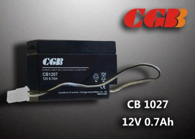 China CB1207 bateria acidificada ao chumbo selada recarregável 12 V 0.7Ah, bateria eletrônica de AGM à venda