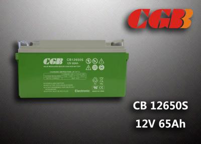 China No plástico sellado recargable del ABS de la batería de plomo 12v 65ah de Spillable Cb12650s en venta