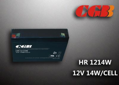 Chine Les batteries de système d'alarme de HR1214W 12V 3AH, valve d'AGM ont réglé la batterie rechargeable de cycle profond à vendre